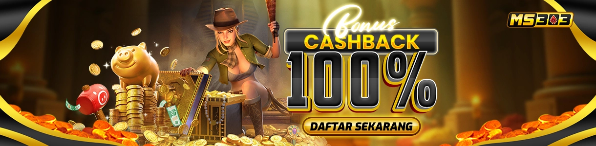 BONUS CASHBACK 100%
